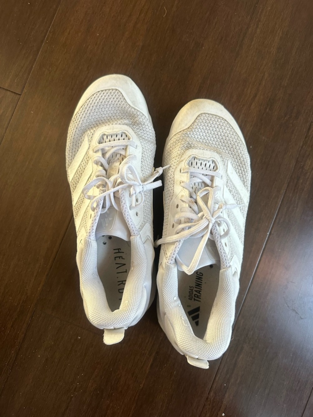 adidas White Athletic Training Shoes